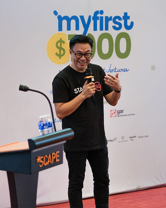 Willson Cuaca at My First $1000 programme